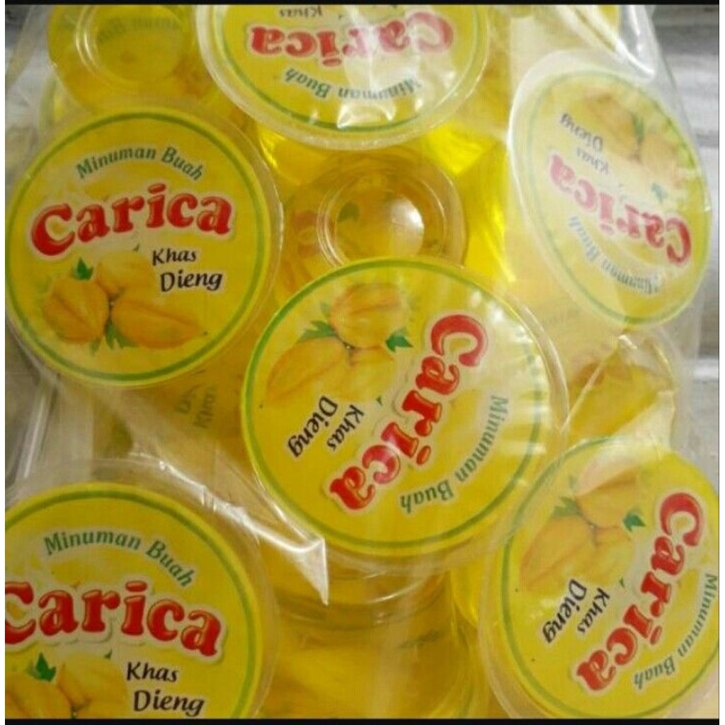 

manisan carica 12pcs khas dieng wonosobo cup meduim 125ml
