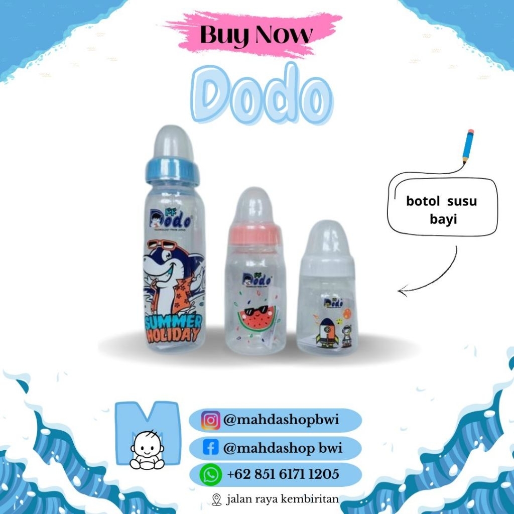 Dodo botol / botol susu bayi / botol dodo / Dodo botol bayi susu / bayi botol susu