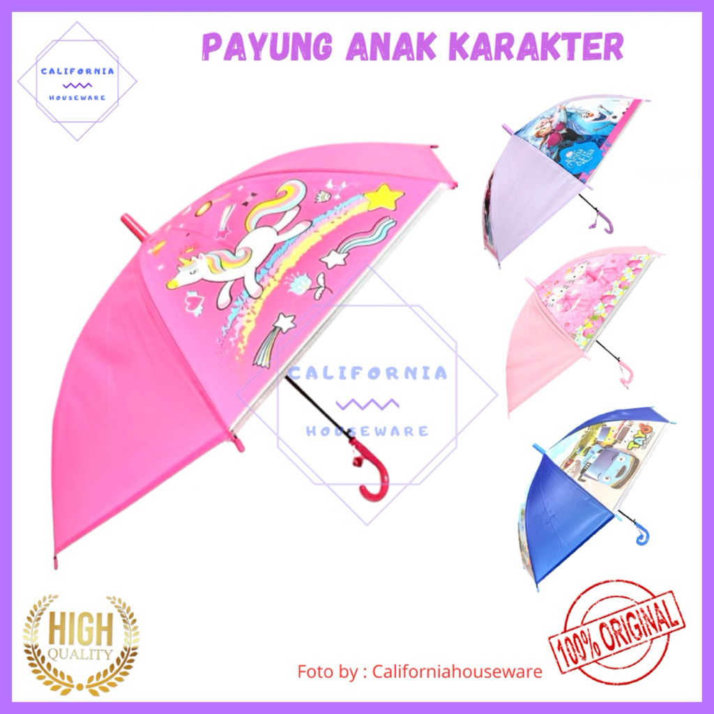Payung Anak Karakter Pluit / Payung Karakter / Payung Anak
