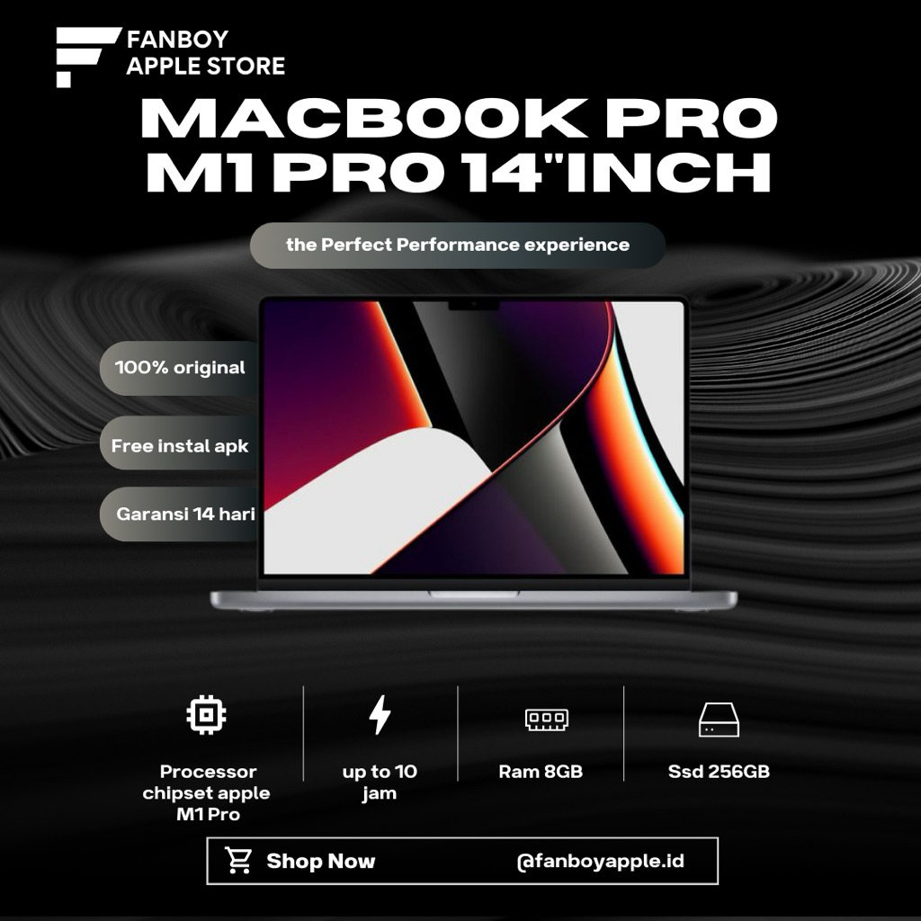 MacBook Pro M1 Pro | 14inch | Ram 16GB | Ssd 512GB | Second original