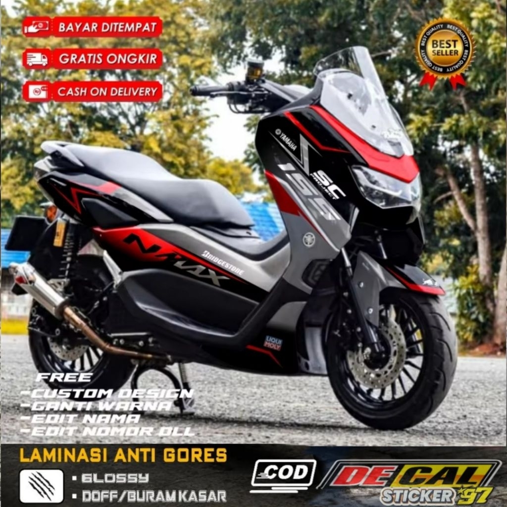DECAL STICKER NMAX 2021 2022 2023 2024 full body keren