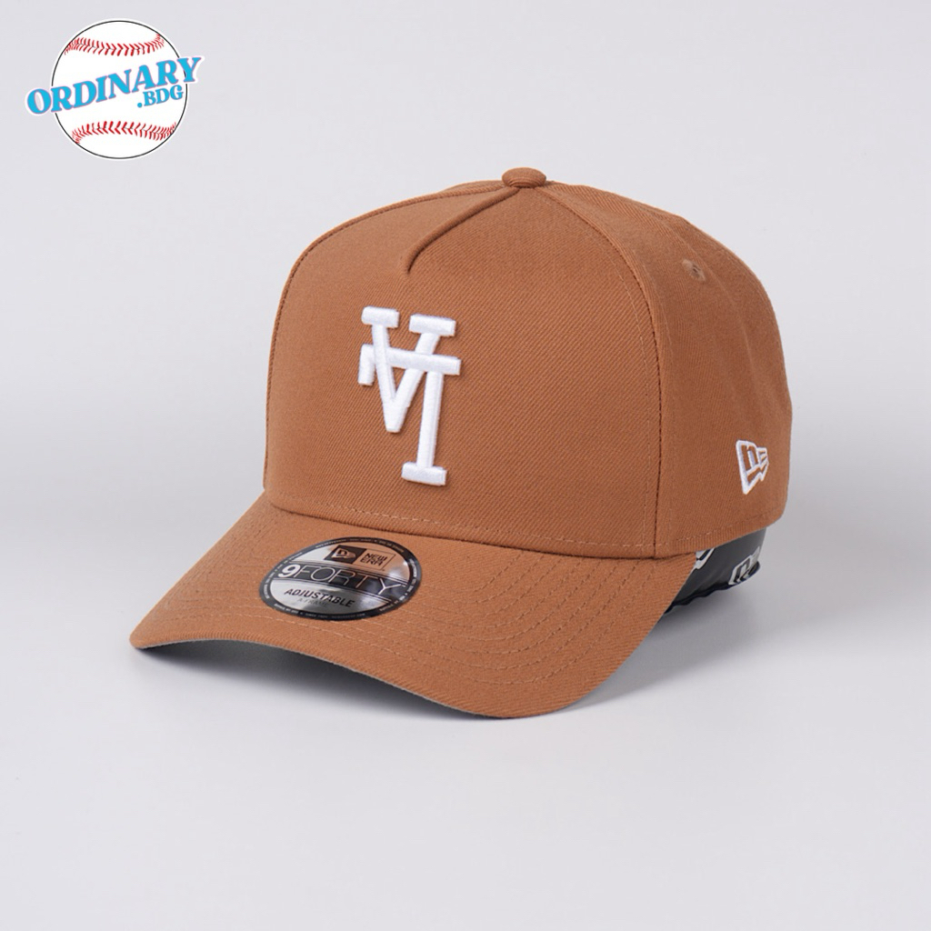 Topi New Era Original Los Angeles Dodgers Upside Down Brown