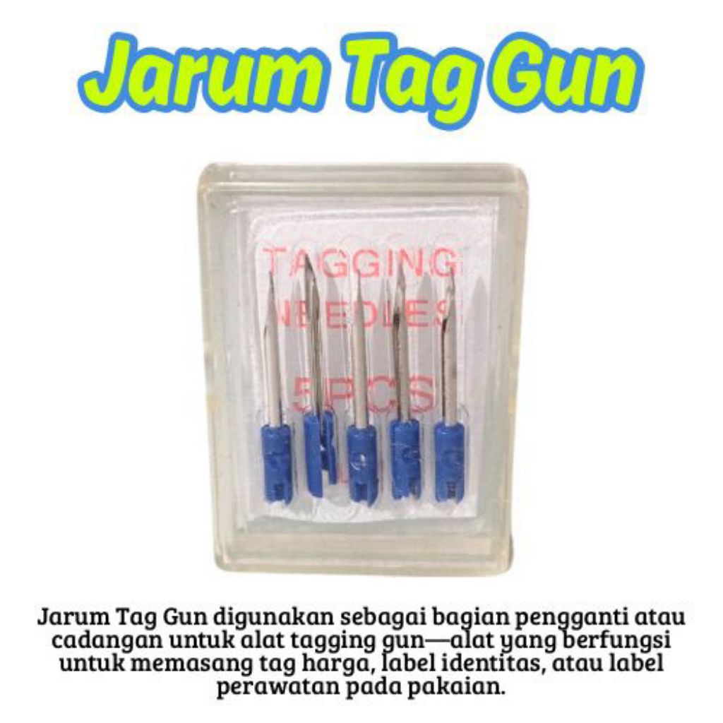 Jarum Tag Gun Tembak Label Laundry | Penanda Pakaian Laundry Label Baju Laundry Anti Hilang