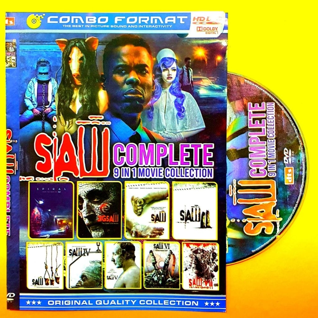 KASET DVD KOLEKSI HORROR SAW