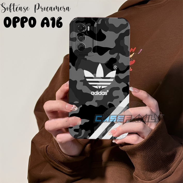Case Hp Oppo A16 - Case Oppo A16s - Oppo A54s Motif Adidas aesthetic bumpert tpu all type handphone