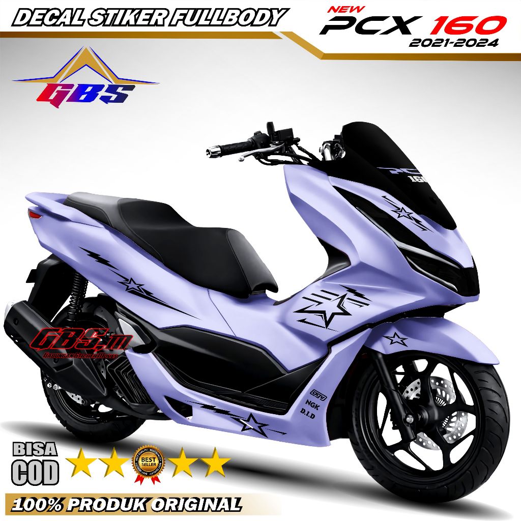 Decal Stiker Honda PCX 160 Fullbody Dekal Stiker PCX 160 2022 2023 2024 Sticker Motor Terbaru