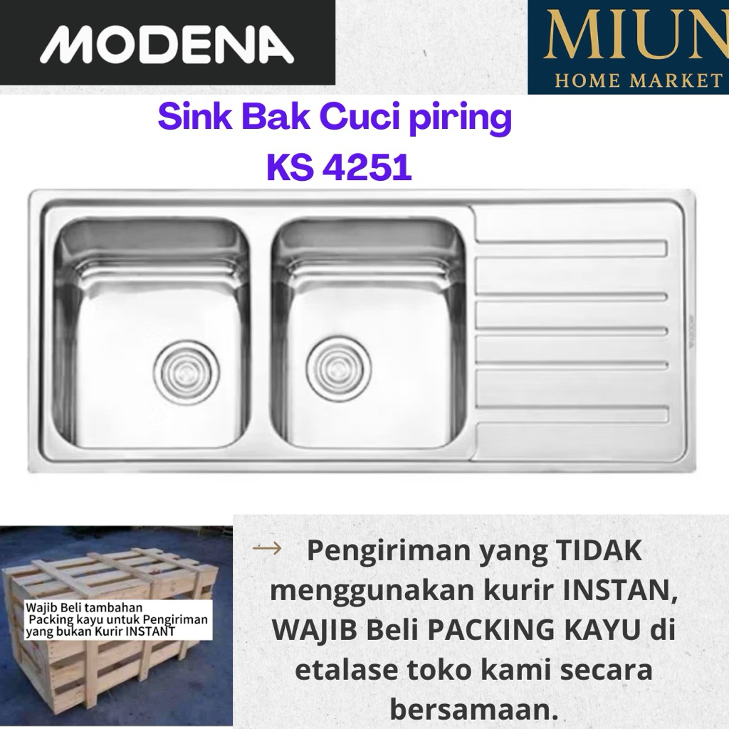 Sink Bak cuci piring Modena KS 4251 KS4251