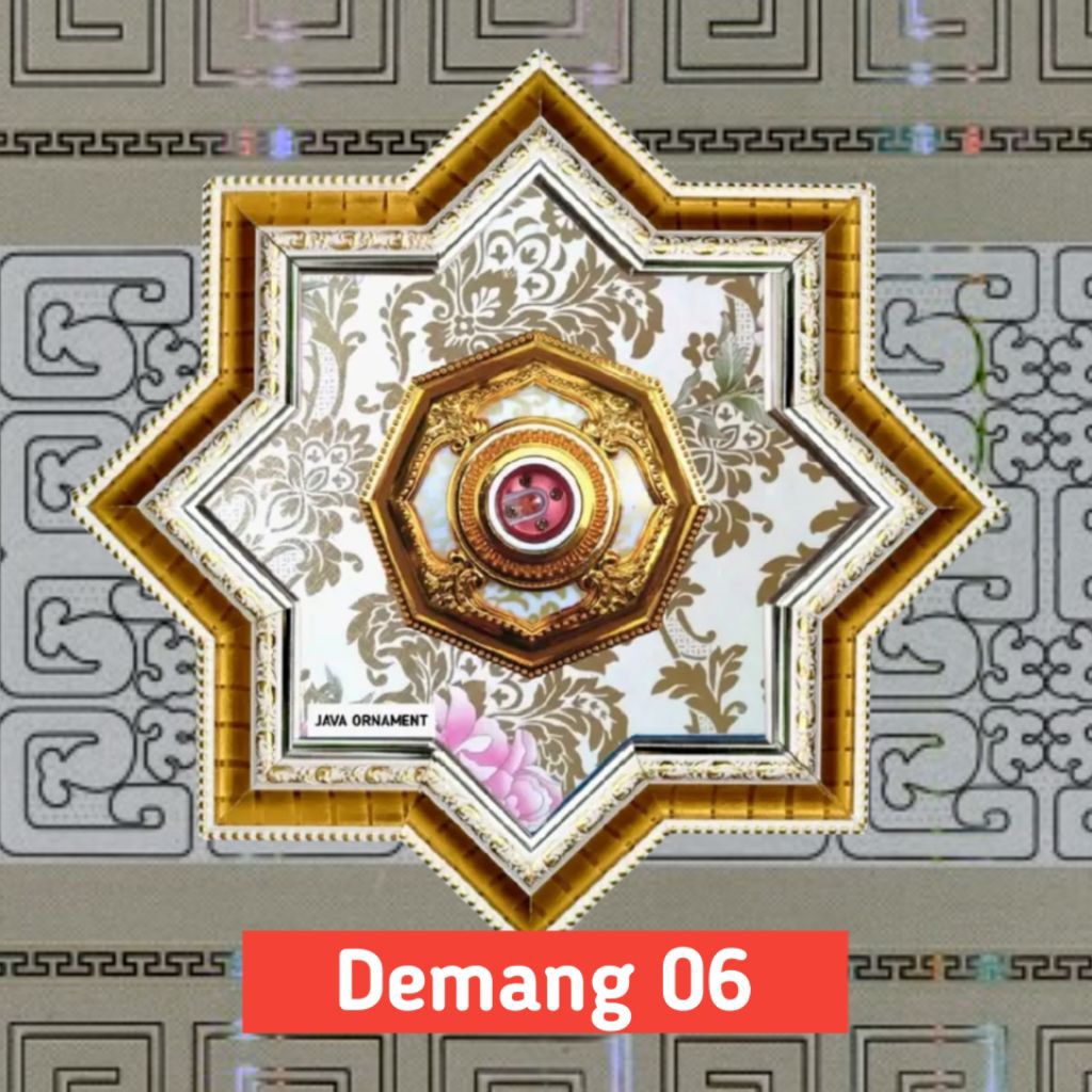 Ornamen  Plafon PVC 40X40 Decorasi langit gypsum