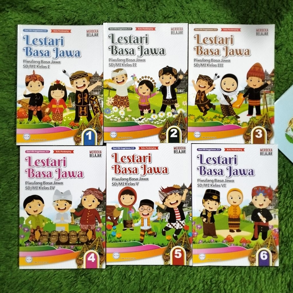 ORIGINAL BUKU LESTARI BASA JAWA PIWULANG KELAS 1 2 3 4 5 6 SD/MI MERDEKA BELAJAR