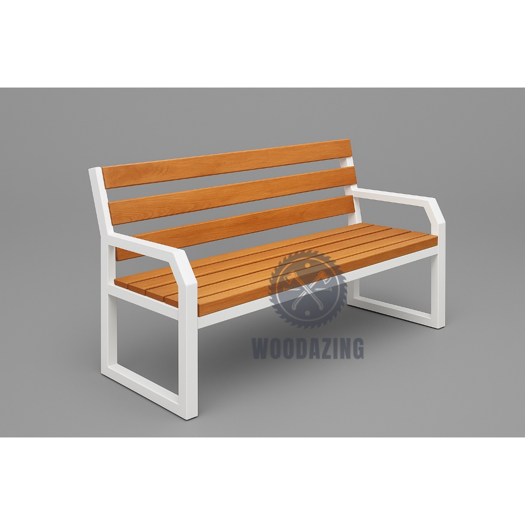 Kursi Teras Panjang Bangku Santai Garden Bench Bangku Taman Antrian Ruang Tunggu