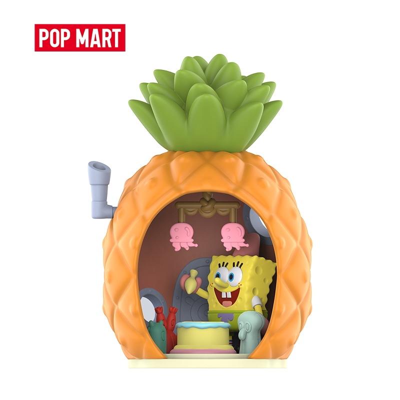 POP MART SpongeBob SquarePants Carnival Anniversary Series Scene Sets Blind Box Action Figure Birthd