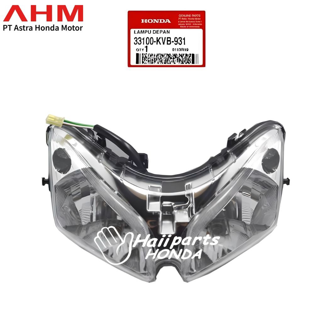 Reflektor lampu depan Assy Vario karbu original AHM 33100KVB931