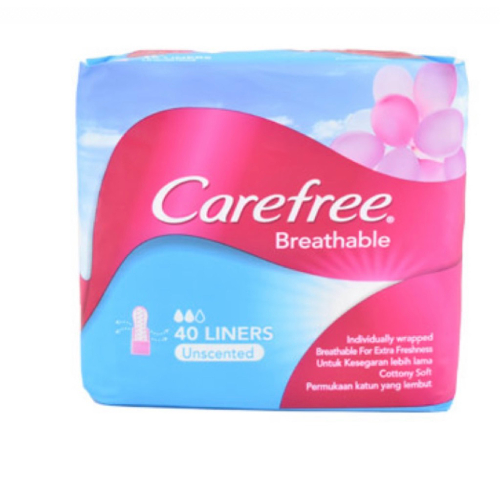 Carefree Liners Unscented Breathable