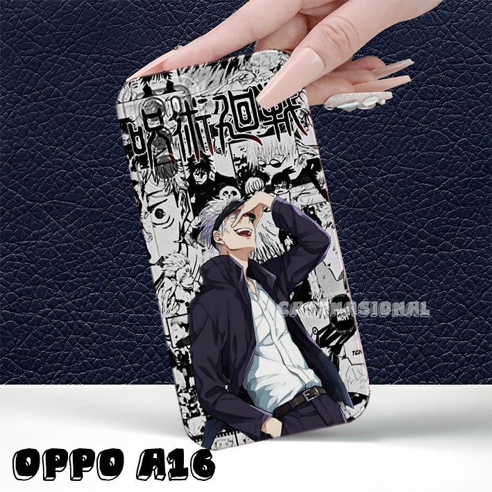 Prokamera Oppo A16 - Case Oppo A16s - Oppo A54s motif anime gojo prokamera fashion case kekinian[CN1
