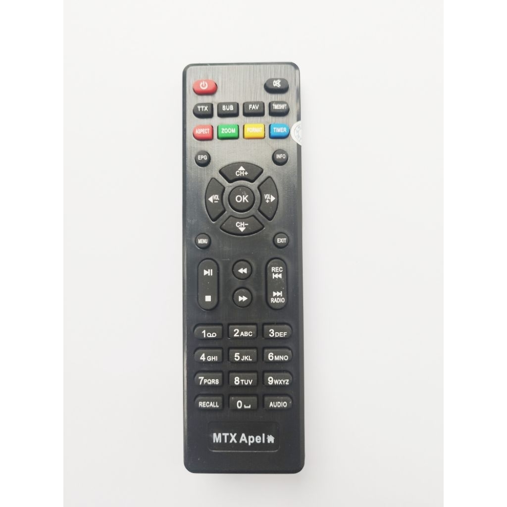 REMOT REMOTE STB MATRIX APPLE MERAH - APEL HD DVB-T2 RECEIVER UHF
