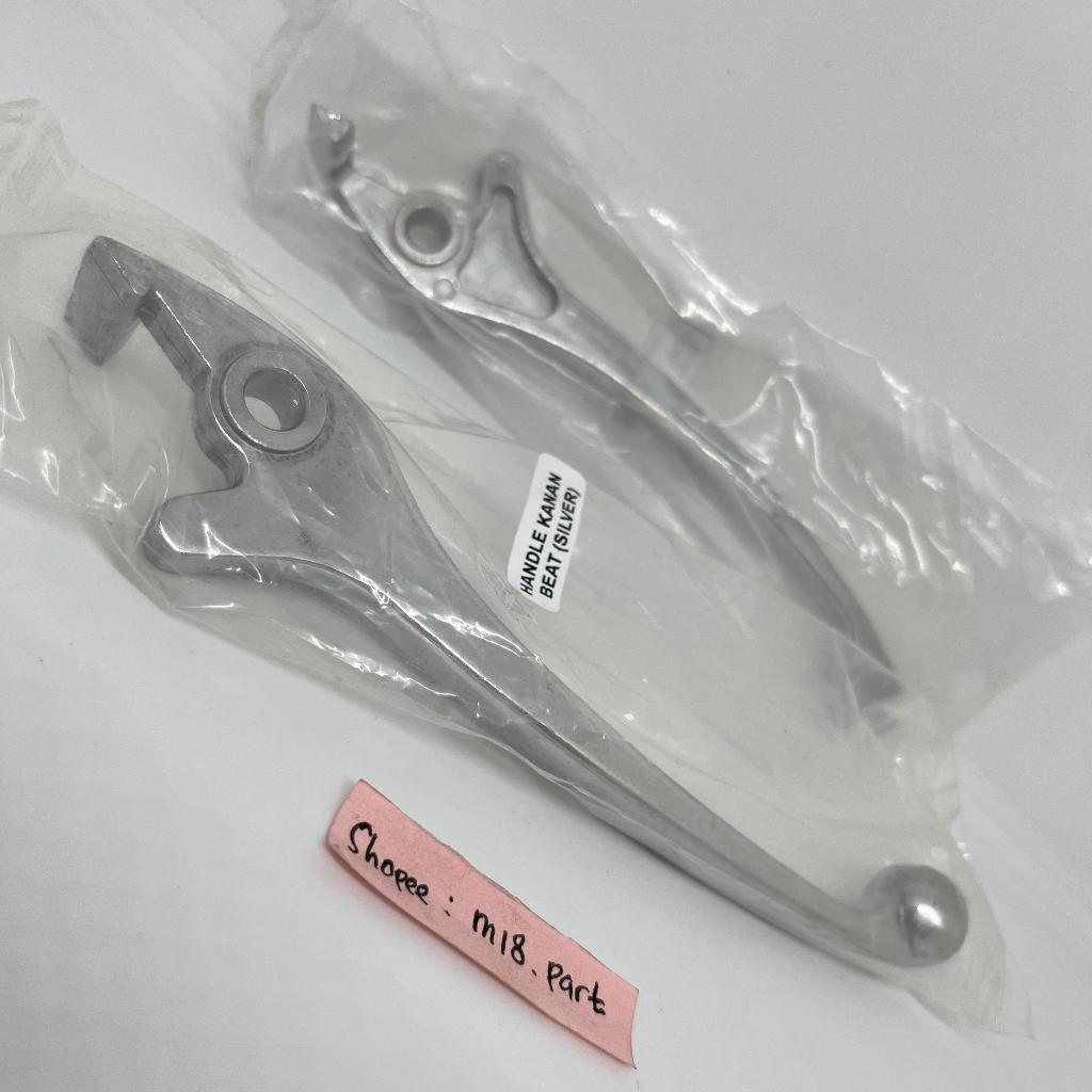HANDLE REM KANAN BEAT SILVER HANDLE REM CAKRAM DEPAN RH BEAT SILVER MOTOR HONDA