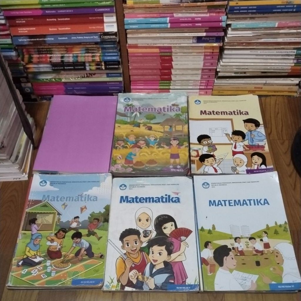 Buku Paket Matematika SD Kelas 1,2,3,4,5,6 Kurikulum Merdeka - BSE 2021/2022