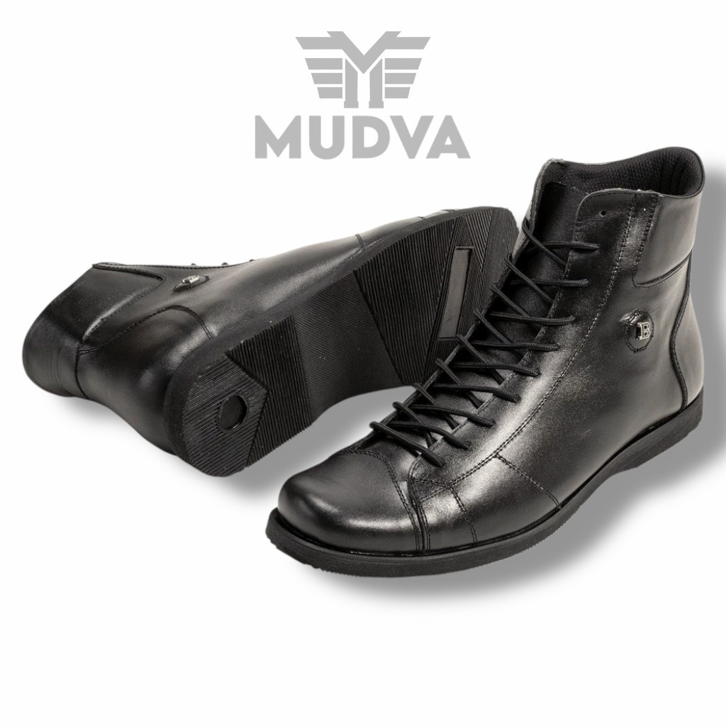 Sepatu Boots Pria Bally Casual Kulit Asli Boot Semi Formal  DLY3013