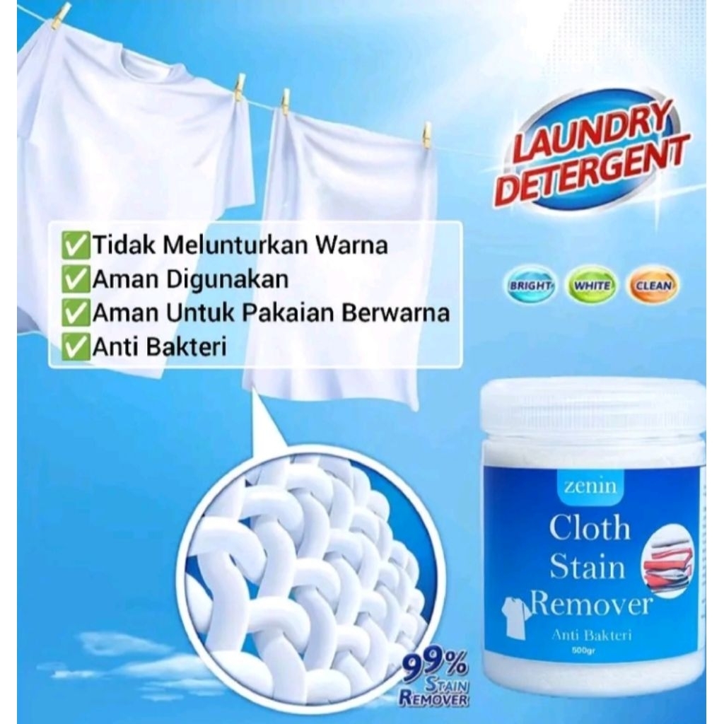 Zenin Cloth Stain Remover Penghilang Noda Membandel Pada Pakaian