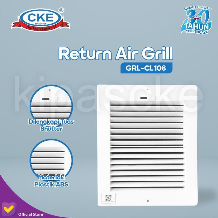 RAG Return Air Grill / Supply Air Diffuser Plafon 25 x 20 CM uk dalam