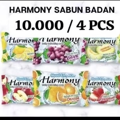 SABUN HARMONY MURAH 10.000 DAPAT 4 / PAKET SABUN HARMONY MURAH