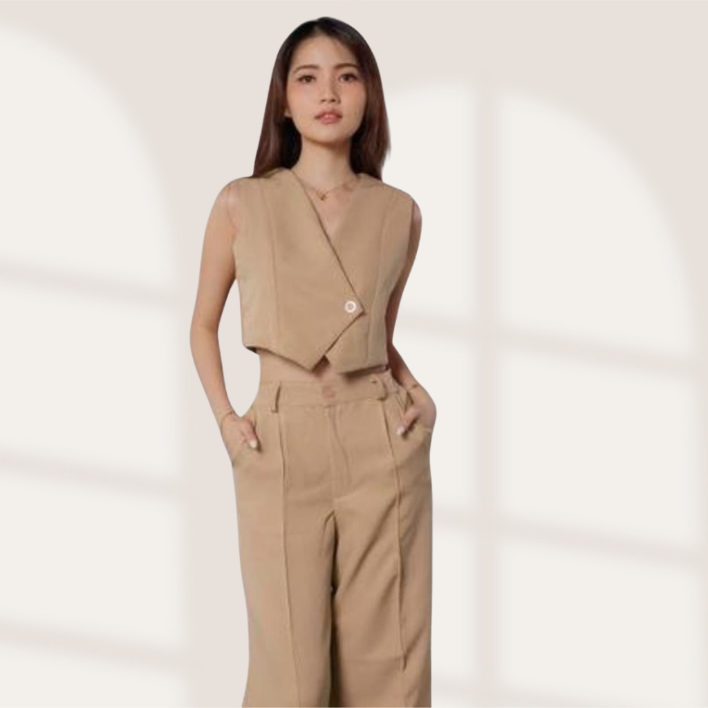 DISKON BESAR.. Setelan Blazer Rompi Vest//One Set Celana & Rompi Vest//Vest Set//Setelan Celana