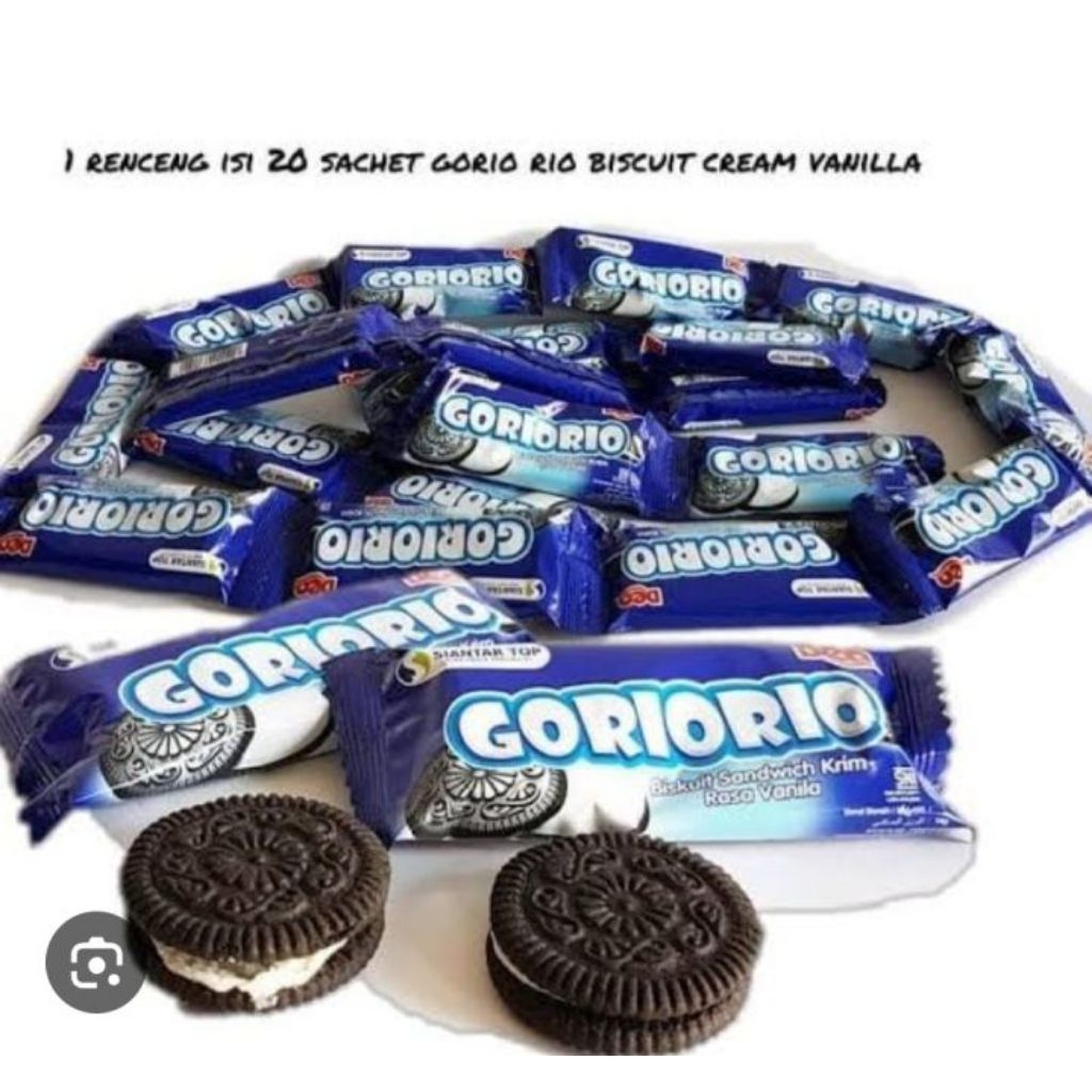 

Biskuit Goriorio 1 pak isi 20 pcs