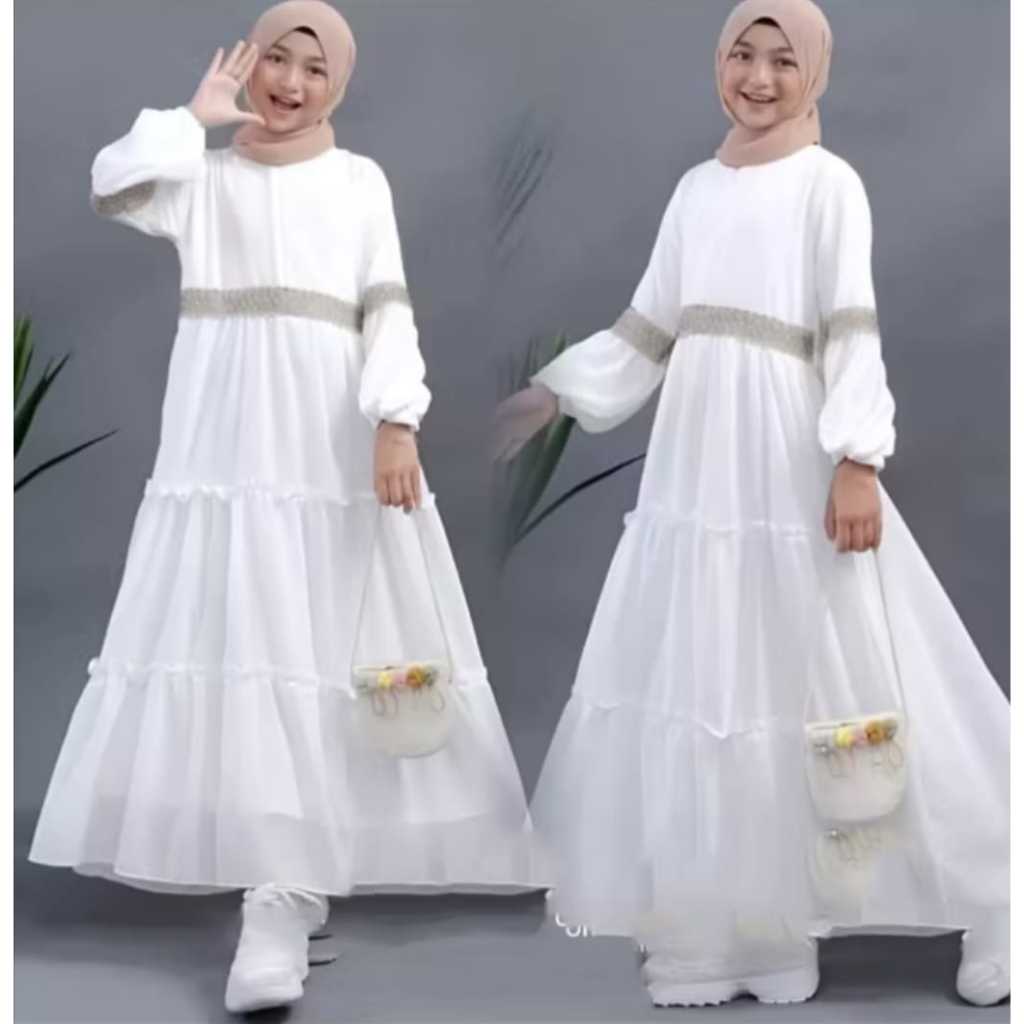Keren Gamis Anak Cewek Murah 3 4 Tahun 8 7 1 10 5 Pakaian Games Model Simpel Elegan Gamis Anak Perem