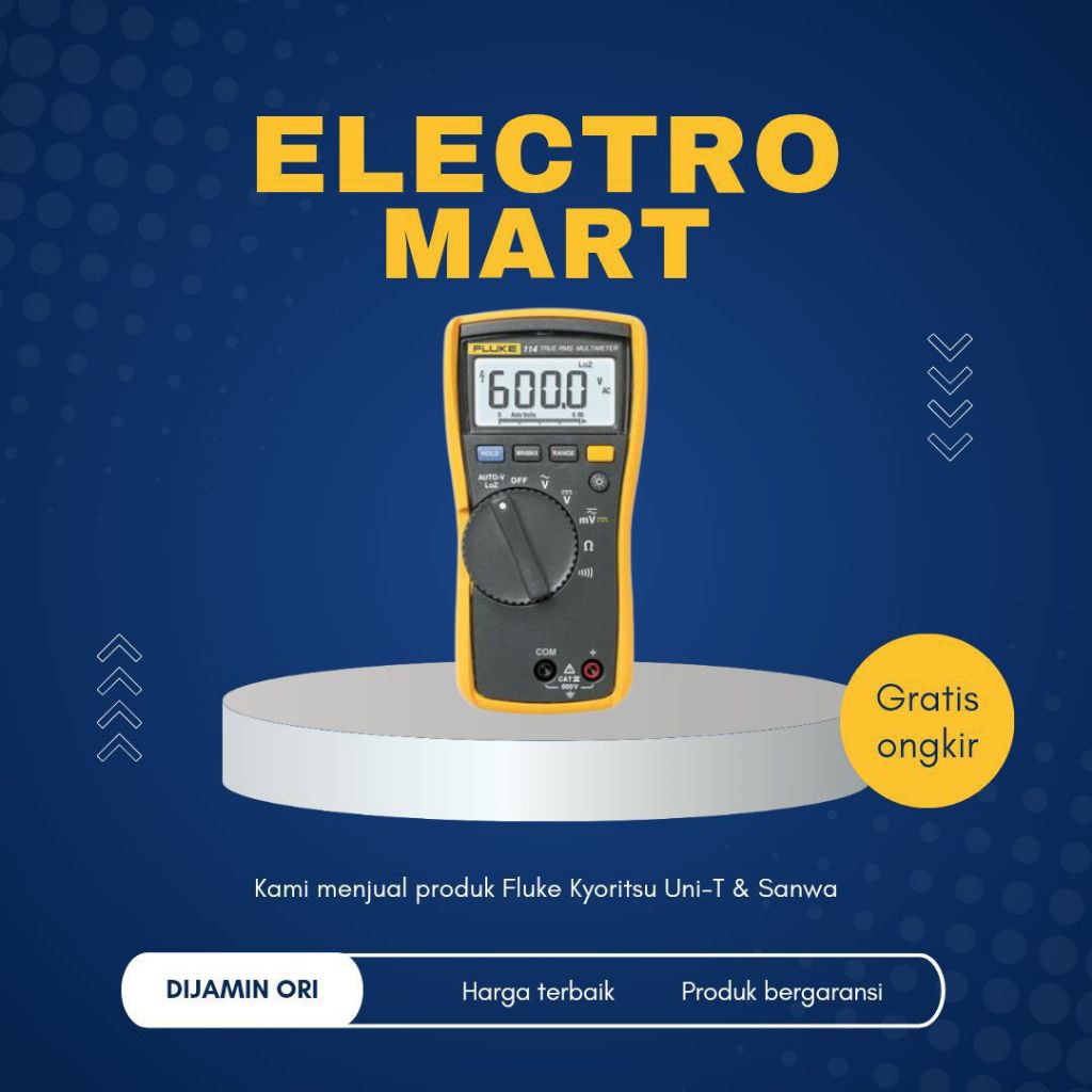 Fluke 114 Digital Multimeter Mutitester Avometer Fluke 114