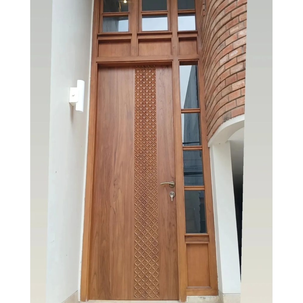 pintu jati solid pintu kamar jati pintu rumah jati pintu utama jati pintu kusen jati
