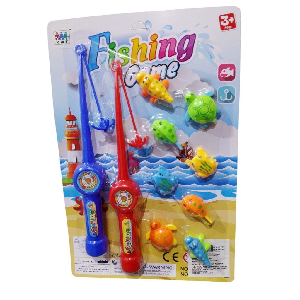 RAMEO 1135 mainan anak pancingan mini ikan kura kura kodok buaya