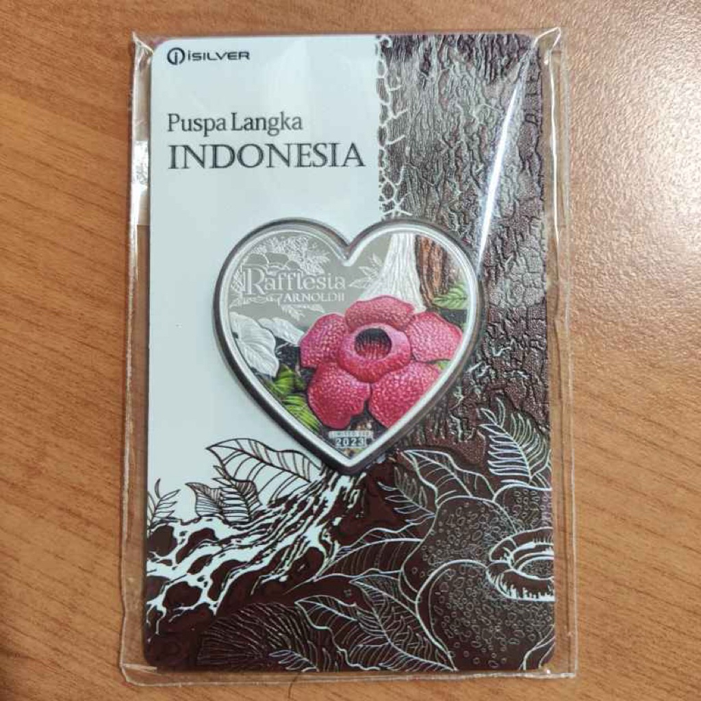 Perak 25 Gram Desain Puspa Langka by iSilver