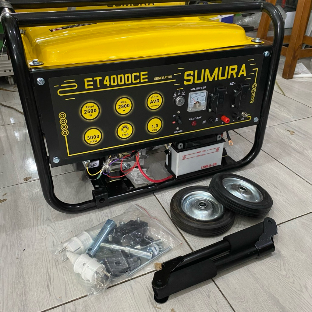 Gasoline genset bensin sumura ET 4000CE gasoline generator set sumura