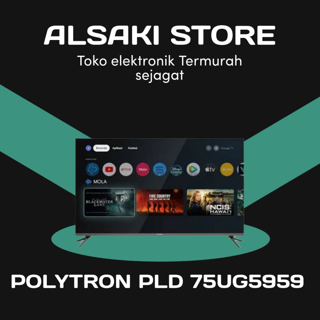 POLYTRON 75UG5959 4K GOOGLE TV 75 inch