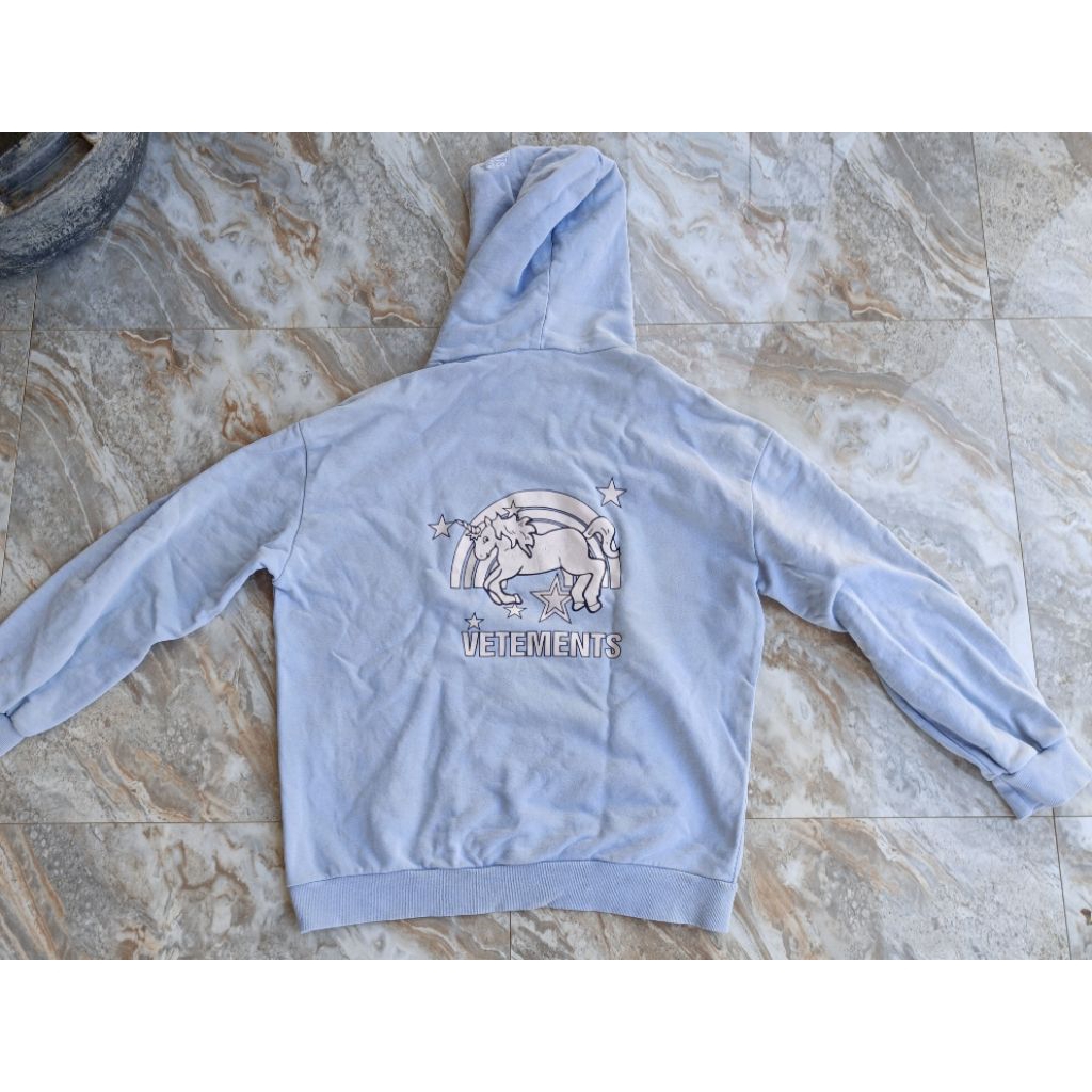 Hoodie Vetement Unicorn Rainbow