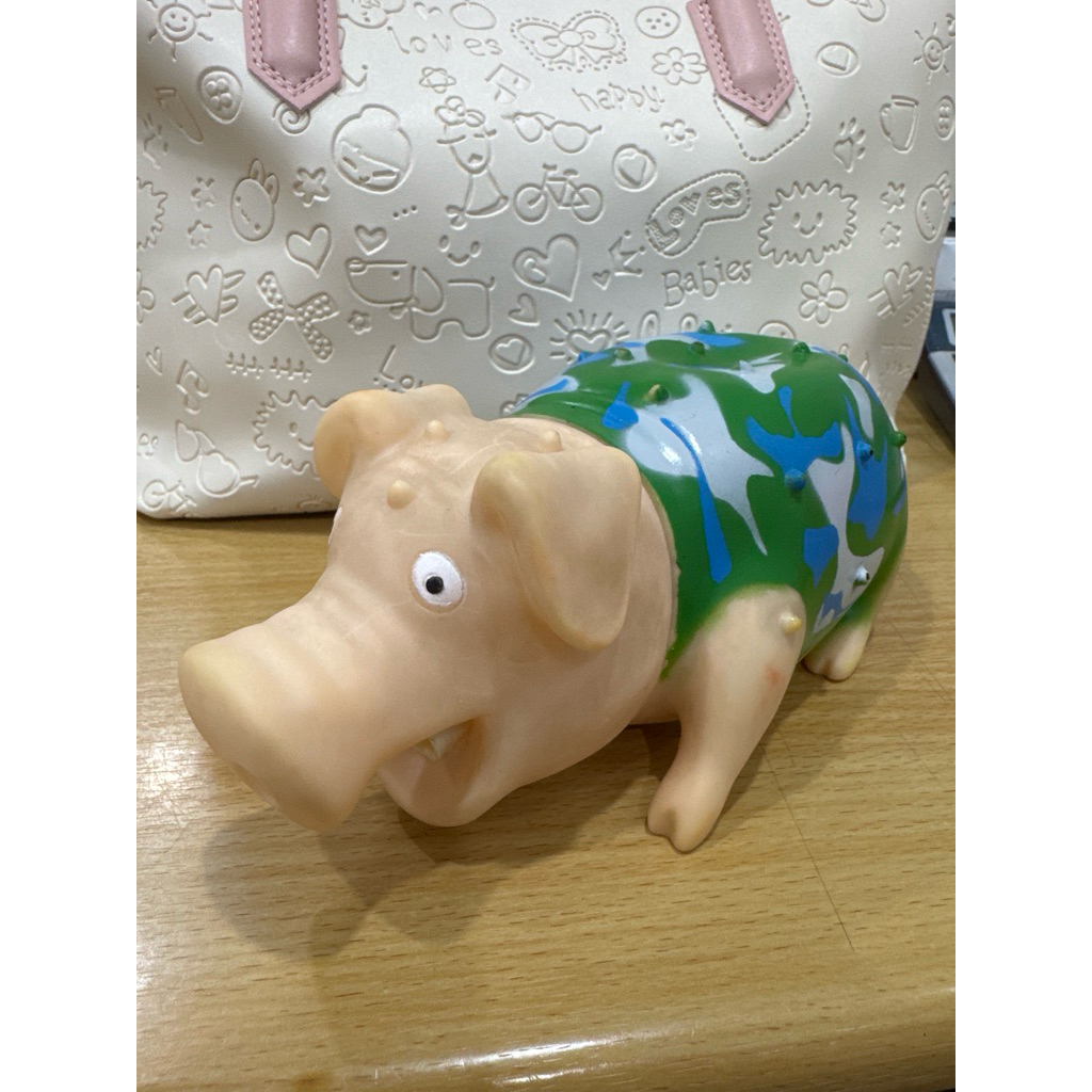 Preloved Boneka Bayi Pencet Karakter Boneka Babi Army - Preloved