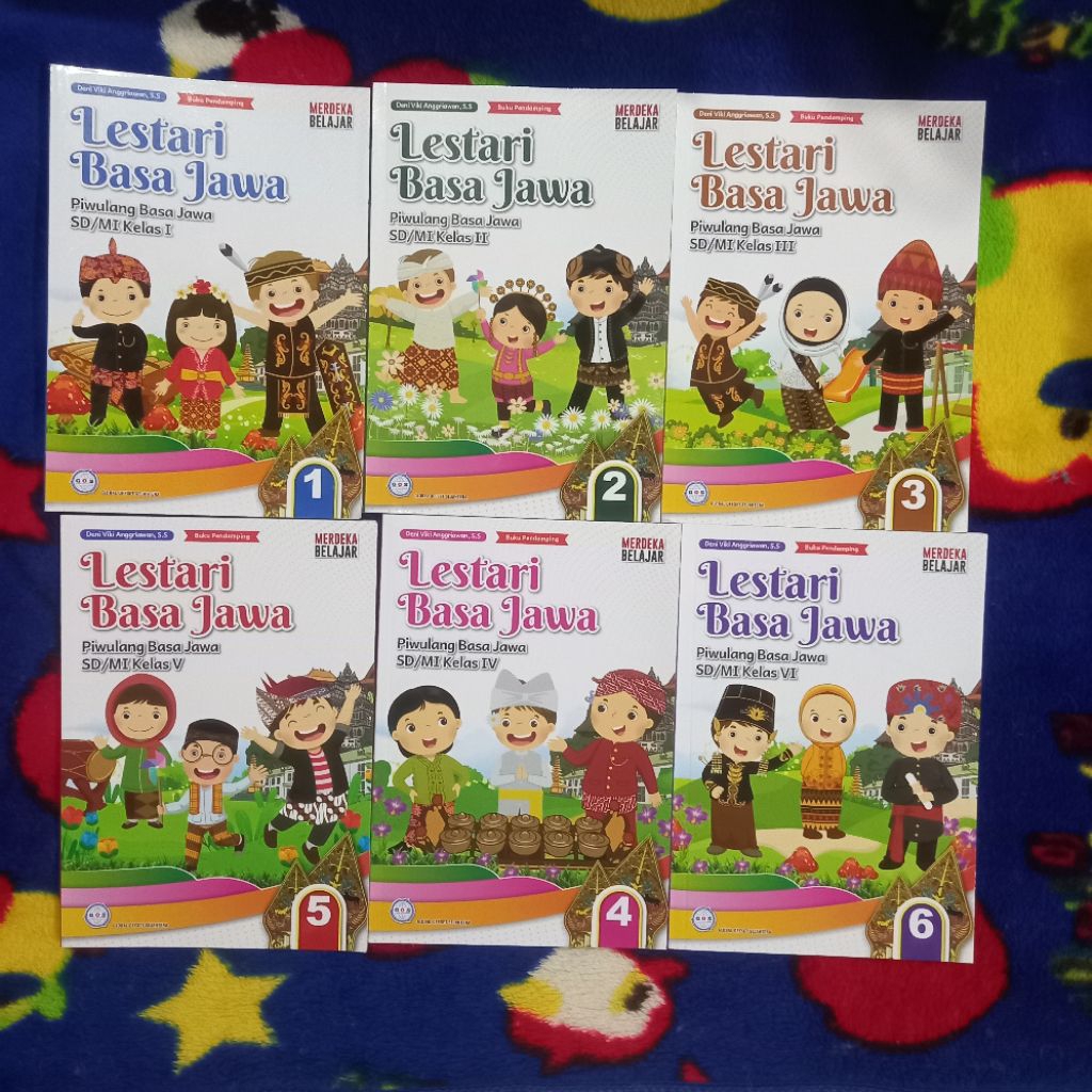 ORIGINAL BUKU LESTARI BASA JAWA PIWULANG KELAS 1 2 3 4 5 6 SD/MI MERDEKA BELAJAR