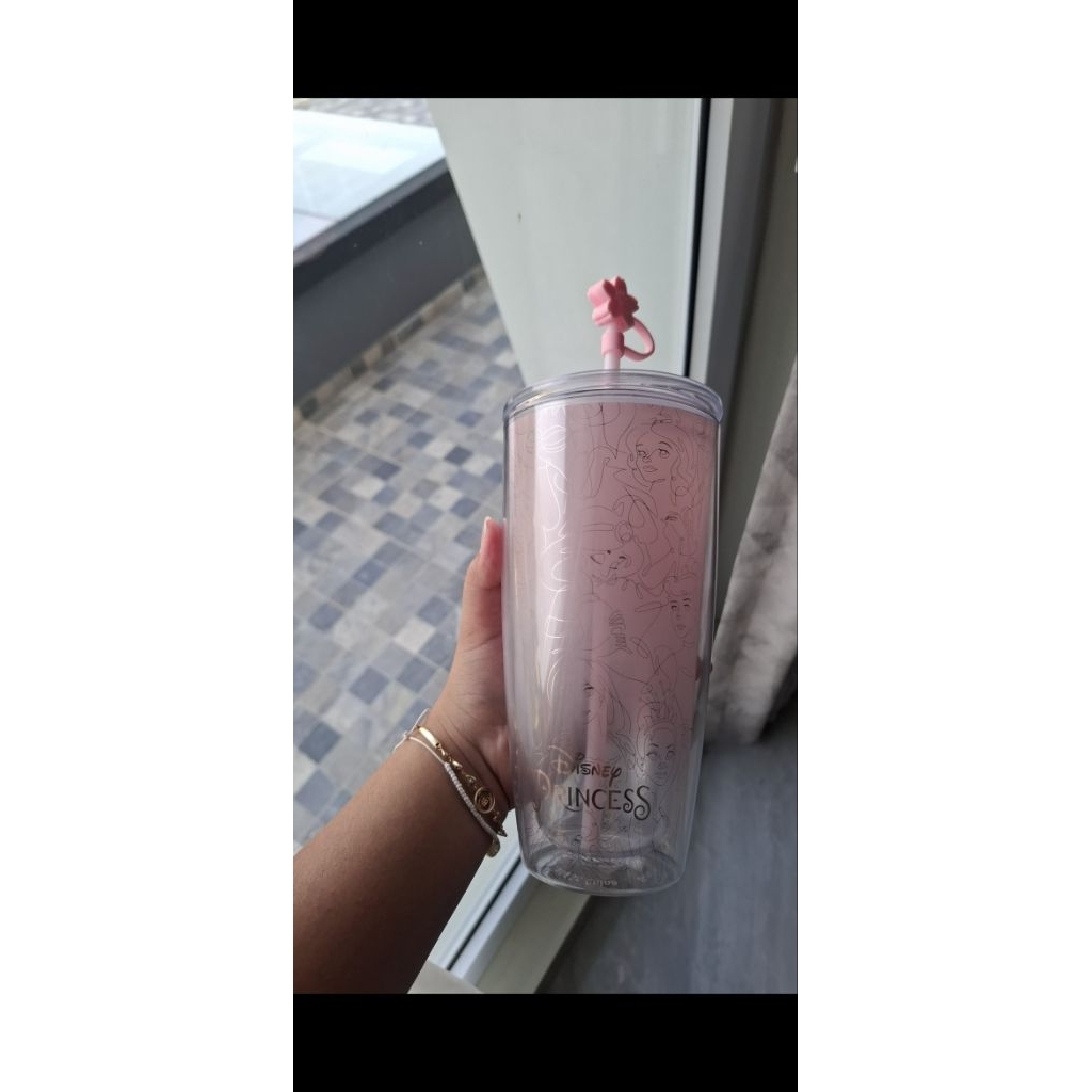 (PRELOVED) LocknLock Exclusive Ultimate Princess Double Wall Cold Cup 750ml - Disney Princess