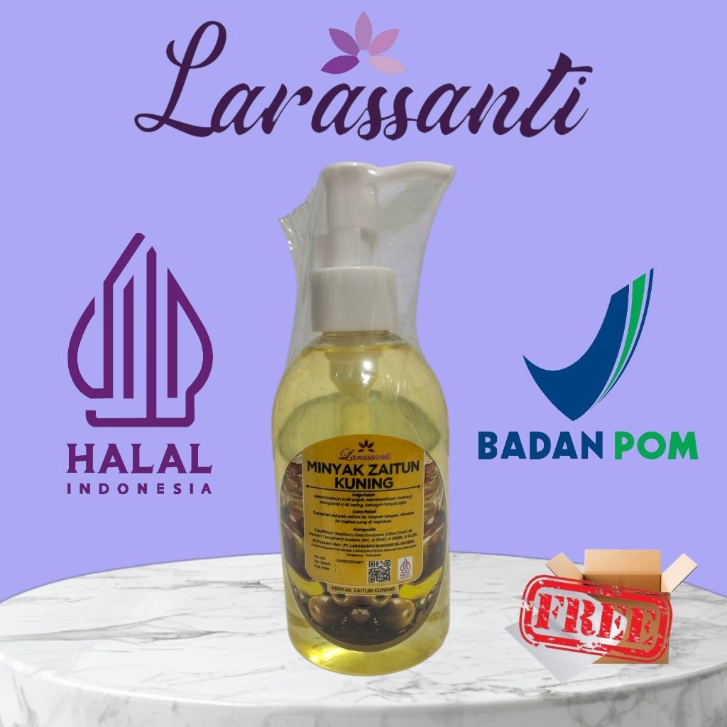 Minyak Zaitun 250 ml BPOM, Minyak Pijat Minyak Urut, Minyak zaitun aromaterapi untuk pijat dan urut.