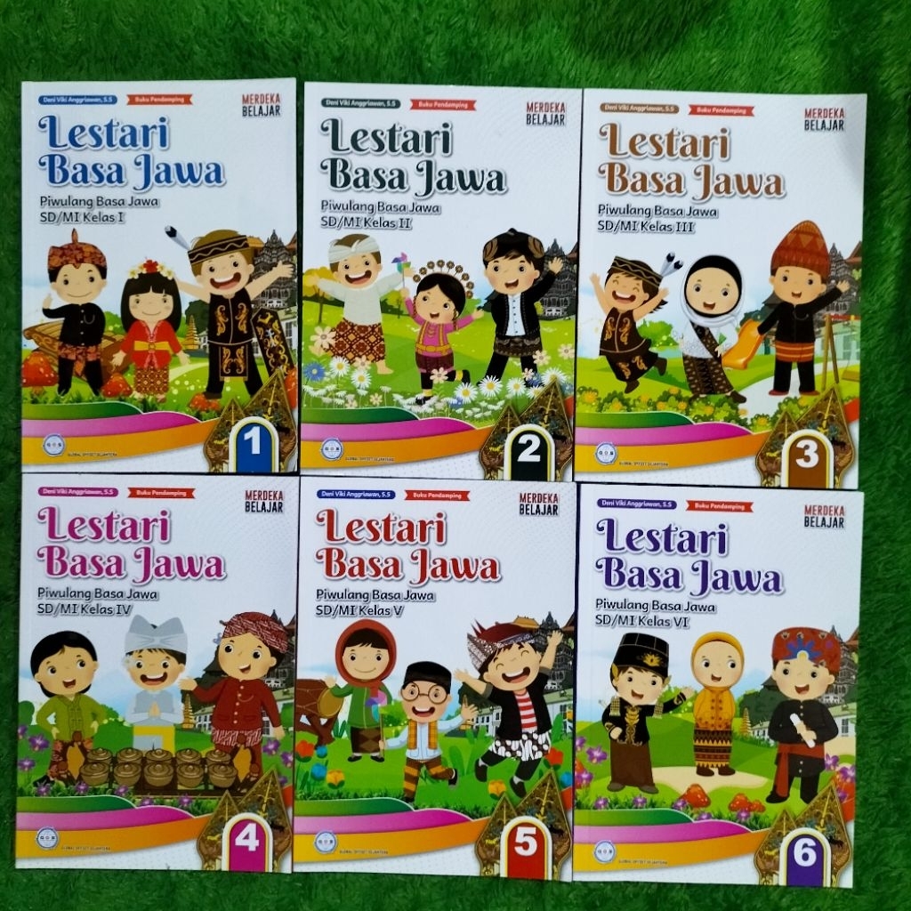 ORIGINAL BUKU LESTARI BASA JAWA PIWULANG KELAS 1 2 3 4 5 6 SD/MI MERDEKA BELAJAR