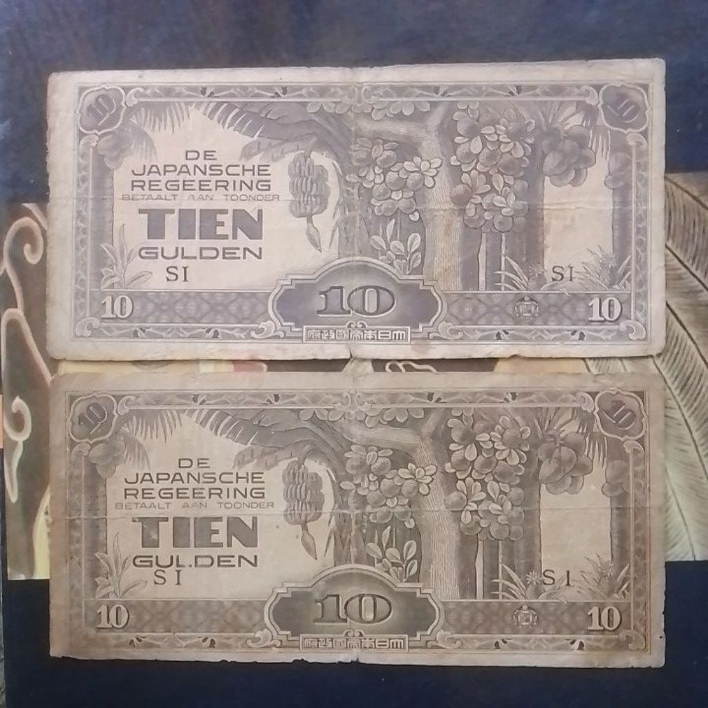 UANG KONO DE JAPANSCHE REGEERING 10 TIEN GULDEN