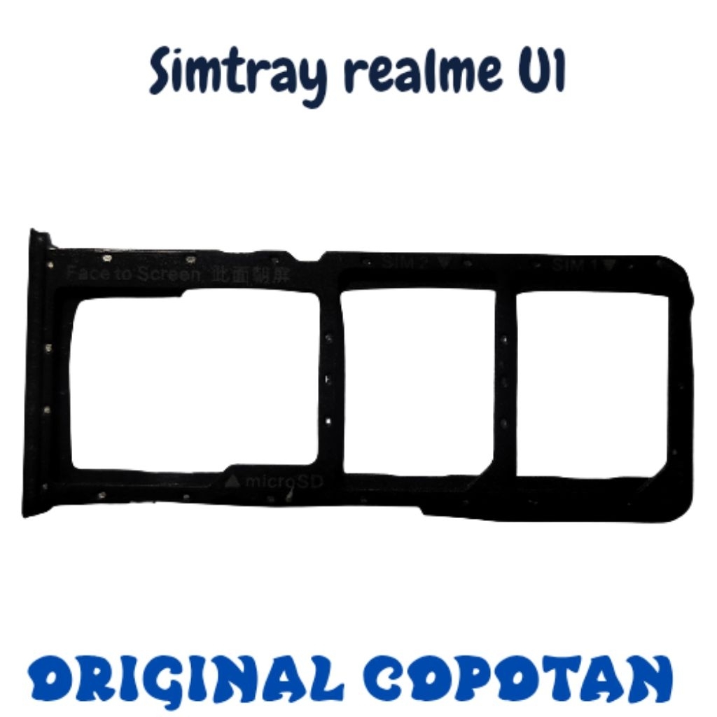 simtray realme u1 original copotan