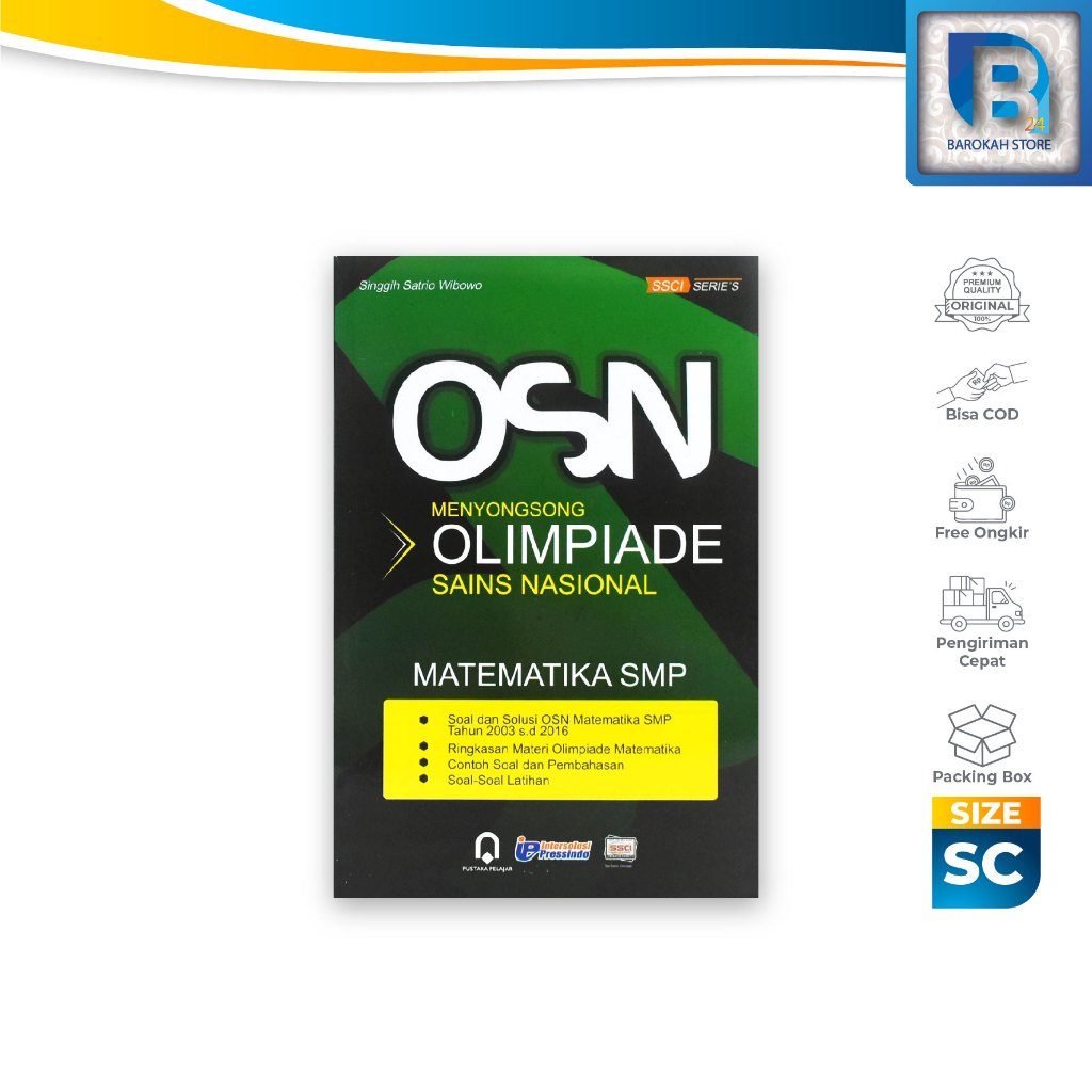 Buku Osn Menyongsong Olimpiade Sains Nasional Osn Matematika Smp Lengkap - Singgih Satrio Wibowo