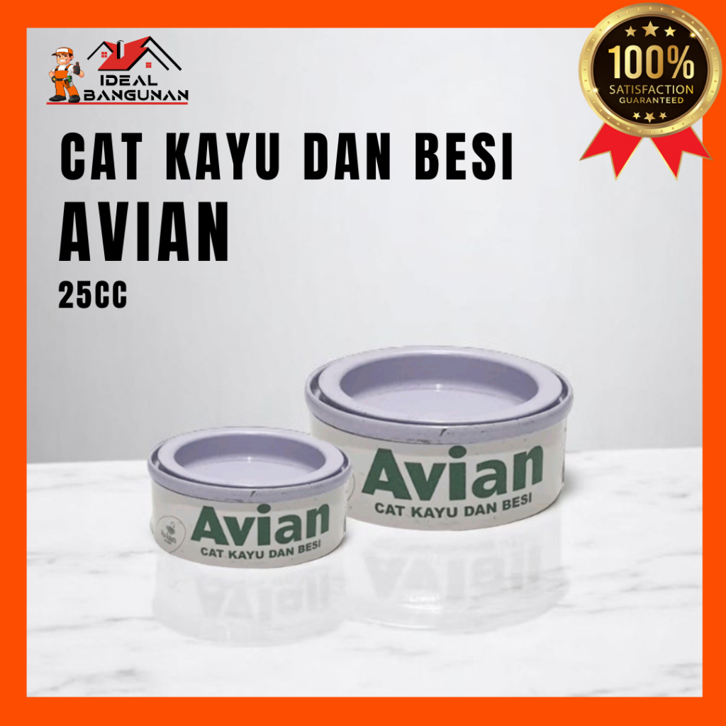 AVIAN CAT KAYU DAN BESI 25CC / CAT KAYU DAN BESI AWET DAN MURAH / AVIAN CAT BAGUS DAN BERKUALITAS / 