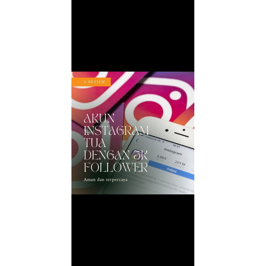 akun Instagram dengan 1k followers lebih akun tua aman dan terpercaya