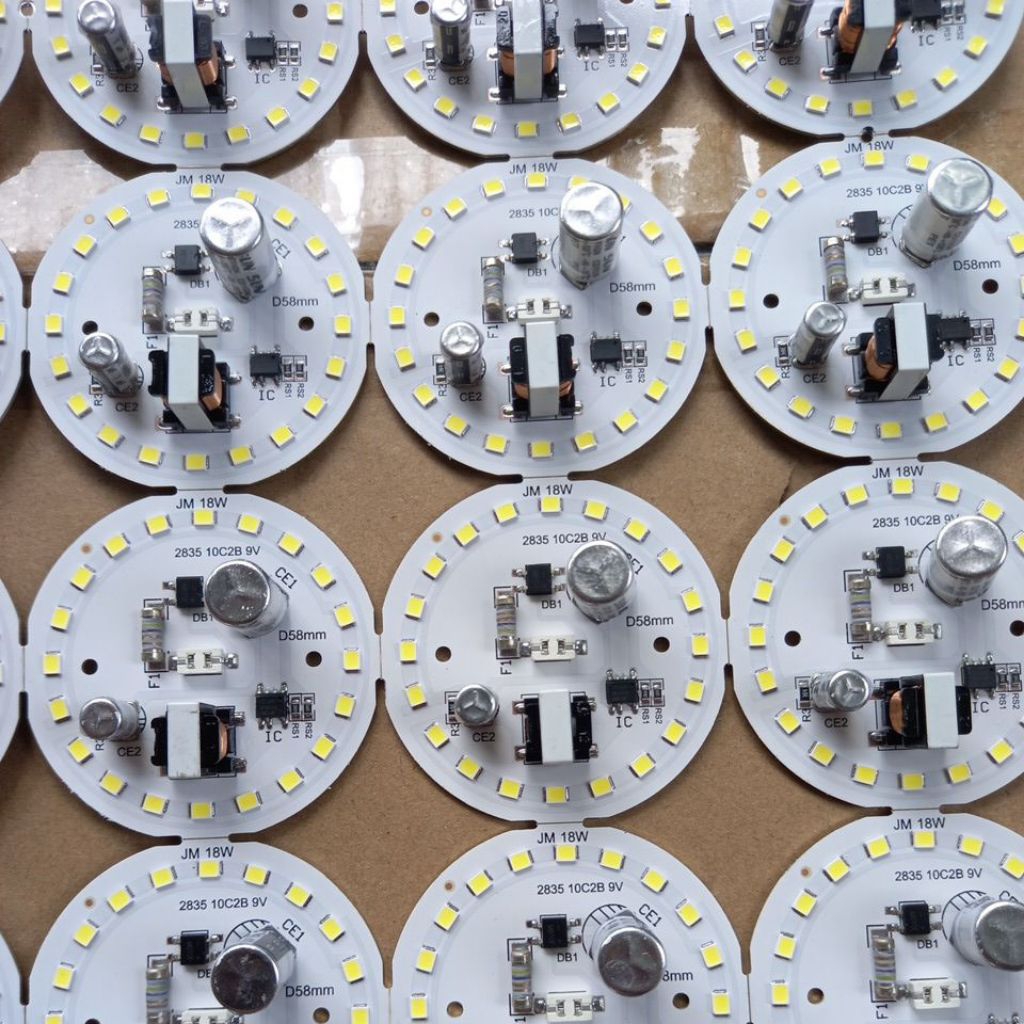 mesin lampu pcb led AC 18 watt 9v 58mm