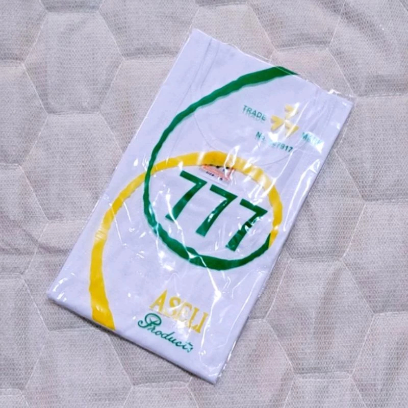 1 Pcs, 3 Pcs, 6 Pcs | Singlet 777 | Kaos Singlet Pria Putih | Kaos Dalam Pria Singlet | Kaos Dalam 7