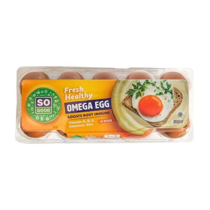 

Telur Omega So Good / So Good Fresh Healthy Omega Egg 10Pcs