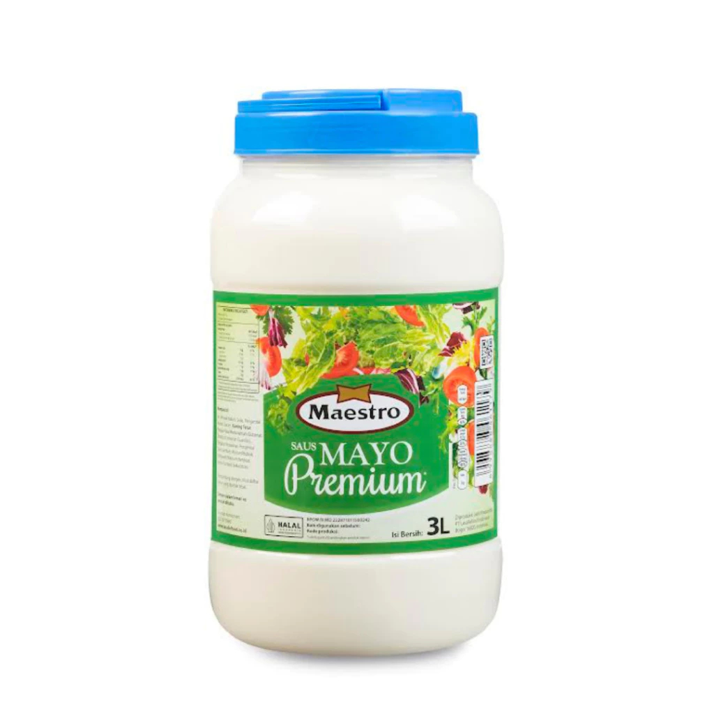 

Maestro Saus Mayo Premium Botol Pet 3 ltr