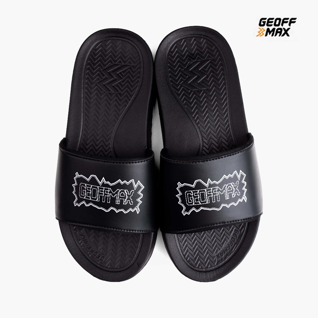 Geoff Max - Viper Volt Black Recovery Sandal Pria & Wanita